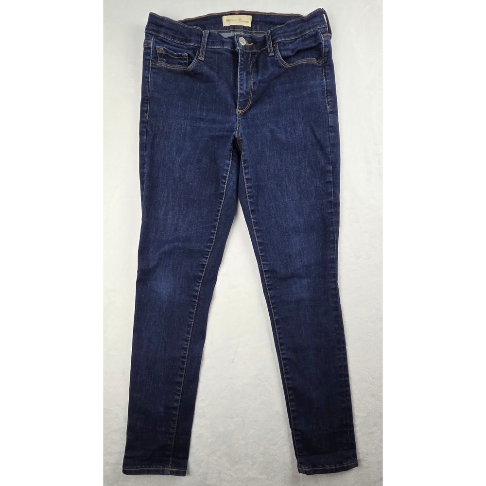 Gap Jeans Women 8/29R Blue True Skinny Denim Mid Rise Stretch Excellent